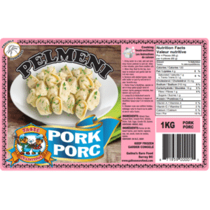 Traditional Pelmeni Pork Dumplings Galina's Euro Food