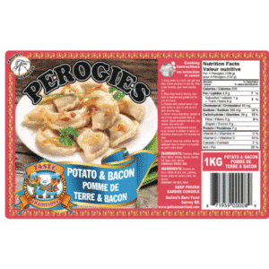 Potato and Bacon Perogies Galina's Euro Food