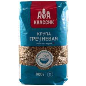 a blue bag of Buckwheat Gluten-Free Agro Alliance