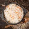Homemade Sauerkraut with Carrots